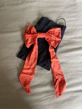 Chava studio linen bow